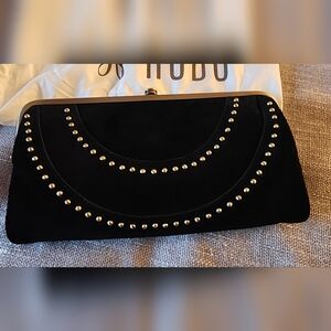 ~HOBO~Lauren Black Studded Clutch ~NWT~